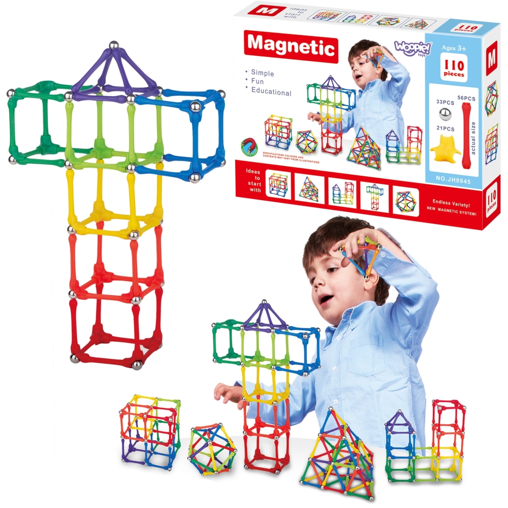 Magnetinis konstruktorius WOOPIE 110 el.