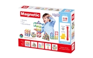 WOOPIE Klocki Magnetyczne Konstrukcyjne Układanka Kreatywna 110 el.