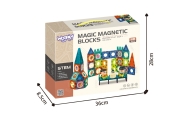 Magnetinis konstruktorius Pilies blokai WOOPIE 98 el.