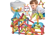 Magnetinis konstruktorius WOOPIE 128 el.-Žaislai, Konstruktoriai, Magnetiniai konstruktoriai-e-vaikas