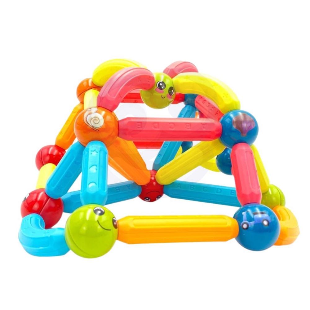 Magnetinis konstruktorius WOOPIE 128 el.-Žaislai, Konstruktoriai, Magnetiniai konstruktoriai-e-vaikas