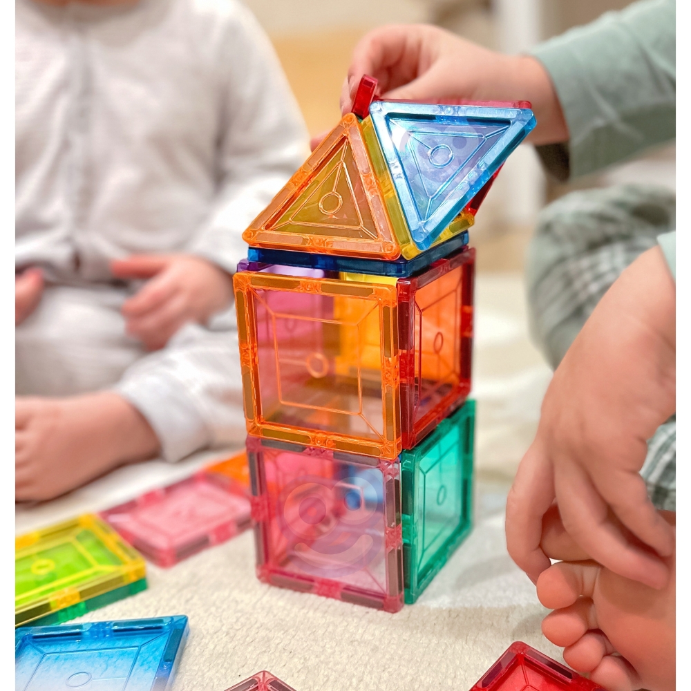 Magnetinis konstruktorius WOOPIE 3D Montessori, 28 el.-Žaislai, Konstruktoriai, Magnetiniai konstruktoriai-e-vaikas