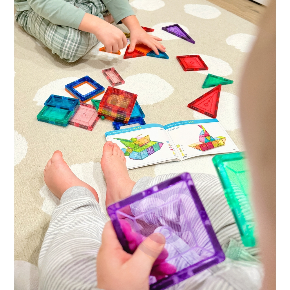 Magnetinis konstruktorius WOOPIE 3D Montessori, 28 el.-Žaislai, Konstruktoriai, Magnetiniai konstruktoriai-e-vaikas
