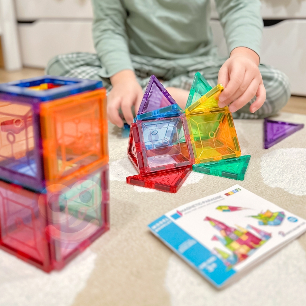 Magnetinis konstruktorius WOOPIE 3D Montessori, 28 el.-Žaislai, Konstruktoriai, Magnetiniai konstruktoriai-e-vaikas