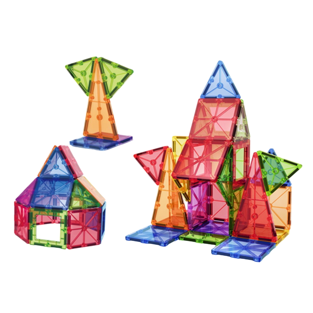 Magnetinis konstruktorius WOOPIE 3D Montessori, 28 el.-Žaislai, Konstruktoriai, Magnetiniai konstruktoriai-e-vaikas
