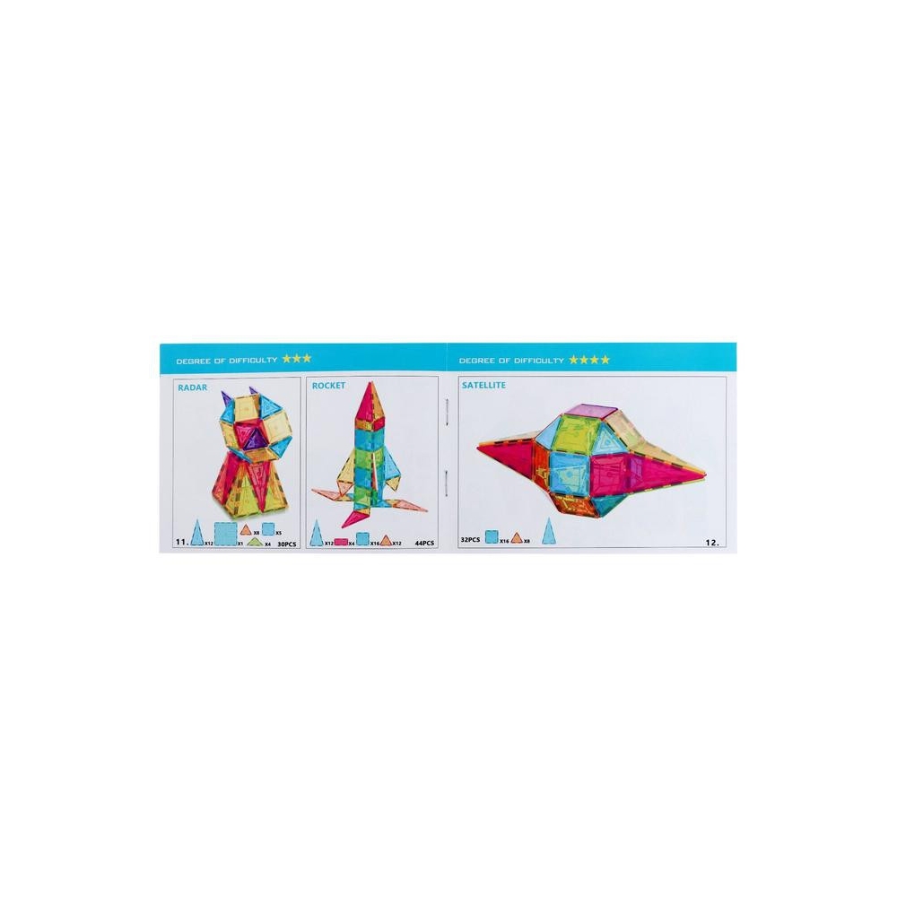 Magnetinis konstruktorius WOOPIE 3D Montessori, 28 el.-Žaislai, Konstruktoriai, Magnetiniai konstruktoriai-e-vaikas