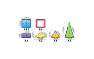 Magnetinis konstruktorius WOOPIE 3D Montessori, 28 el.-Žaislai, Konstruktoriai, Magnetiniai konstruktoriai-e-vaikas