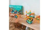 WOOPIE Magnetic Building Blocks Dinosaurs 84 pcs.