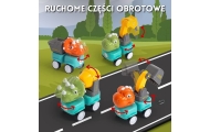 Magnetinis konstruktorius WOOPIE Dinozaurai, 84 el.-Žaislai, Konstruktoriai, Magnetiniai konstruktoriai-e-vaikas
