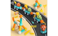 WOOPIE Magnetic Building Blocks Dinosaurs 84 pcs.
