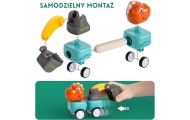 WOOPIE Magnetic Building Blocks Dinosaurs 84 pcs.