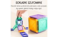 WOOPIE Magnetic Construction Blocks 3D Educational Set Castle Vehicles 110 pcs.
