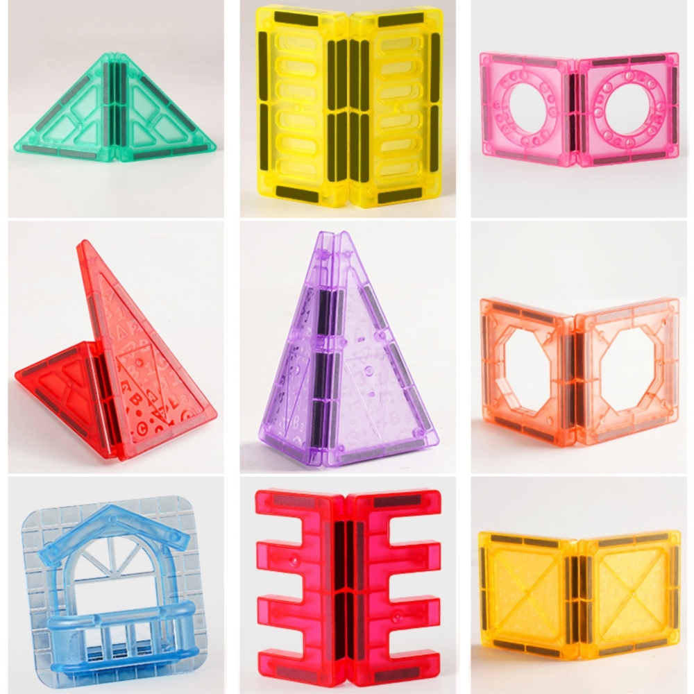 Magnetinis konstruktorius WOOPIE 3D Pilis ir transporto priemonės, 110 el.