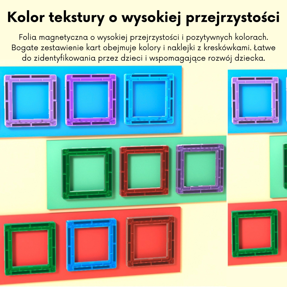 Magnetinis konstruktorius WOOPIE skaičių mokymuisi, 70 dalių