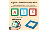 Magnetinis konstruktorius WOOPIE raidžių mokymuisi, 70 el.