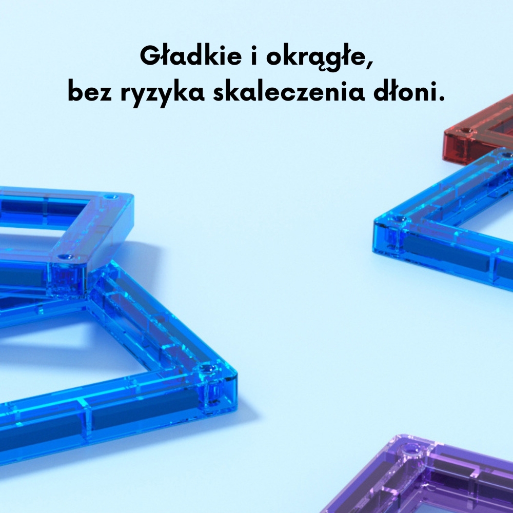 Magnetinis konstruktorius WOOPIE raidžių mokymuisi, 70 el.