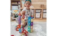WOOPIE Magnetic Construction Blocks 3D Educational Set Ball Track 126pcs.
