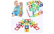 WOOPIE Magnetic Construction Blocks 3D Educational Set Ball Track 126pcs.
