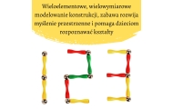 Magnetinis konstruktorius WOOPIE 3D blokai 128 el. XXL