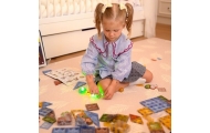 WOOPIE Magnetic Construction Blocks Glowing 3D Animal World 124pcs.