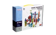 Magnetinis konstruktorius WOOPIE 3D edukacinis kamuoliukų kelio rinkinys 113 el.