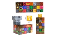WOOPIE Magnetic Construction Blocks 3D Cubes Educational Set 63 pcs.