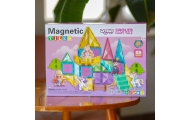 Magnetinis 3D konstruktorius WOOPIE Edukacinis pasakų pilies rinkinys 55el.
