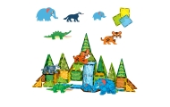 WOOPIE Magnetic Construction Blocks 3D Educational Set Jungle Animals 45pcs.