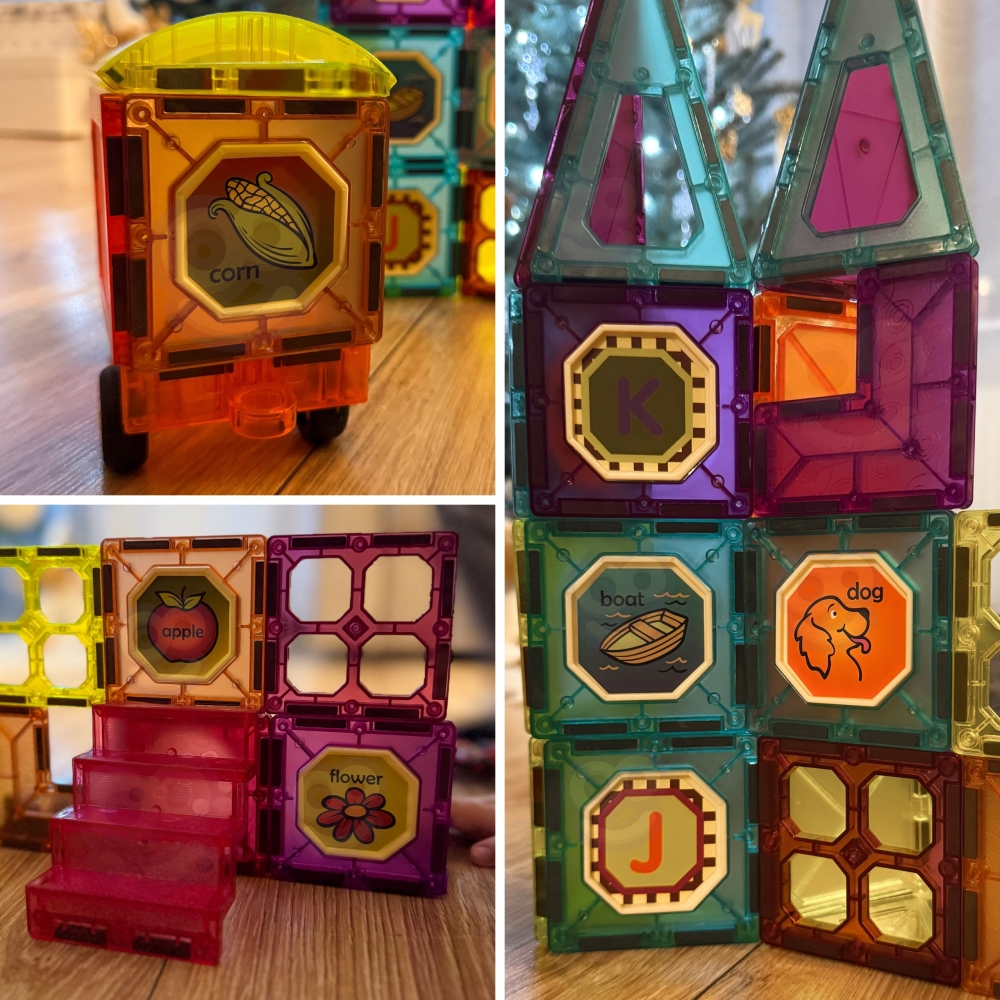 Magnetinis konstruktorius WOOPIE 3D Traukinys, 71 el.-Žaislai, Konstruktoriai, Magnetiniai konstruktoriai-e-vaikas