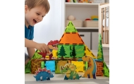 Magnetinis konstruktorius WOOPIE 7,5 cm Dino 30 el.-Žaislai, Konstruktoriai, Magnetiniai konstruktoriai-e-vaikas