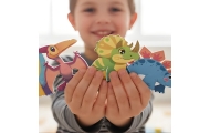 WOOPIE Magnetyczne Klocki Konstrukcyjne 7,5 cm Dino 30 el.