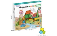 WOOPIE Magnetyczne Klocki Konstrukcyjne 7,5 cm Dino 30 el.