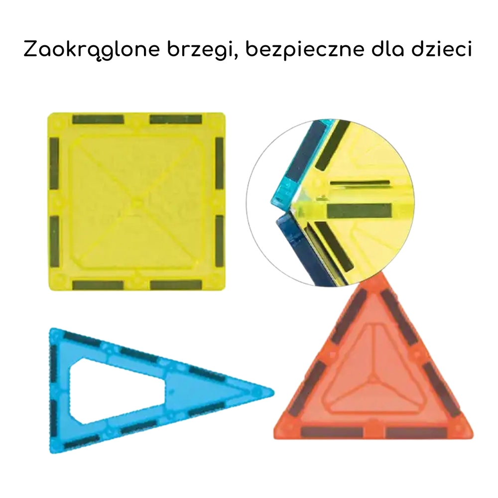 Magnetinis konstruktorius WOOPIE 7,5 cm Parking, 112 el.-Žaislai, Konstruktoriai, Magnetiniai konstruktoriai-e-vaikas