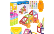 WOOPIE Klocki Magnetyczne Pojazd Mini Budowle 22el.