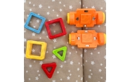 WOOPIE Klocki Magnetyczne Pojazd Mini Budowle 22el.