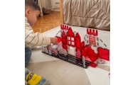 Magnetinis konstruktorius WOOPIE 3D Ugniagesių rinkinys 48el.-Žaislai, Konstruktoriai, Magnetiniai konstruktoriai-e-vaikas