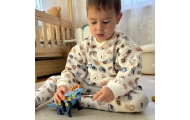 WOOPIE Dinosaurs to Screw 3-Piece Construction Set in a Box + Drill and Screwdriver					