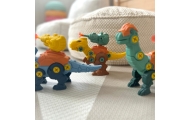 WOOPIE Dinosaurs to Screw 3-Piece Construction Set in a Box + Drill and Screwdriver					