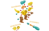 WOOPIE Dinosaurs to Screw 3-Piece Construction Set in a Box + Drill and Screwdriver					