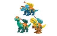 WOOPIE Dinosaurs to Screw 3-Piece Construction Set in a Box + Drill and Screwdriver					