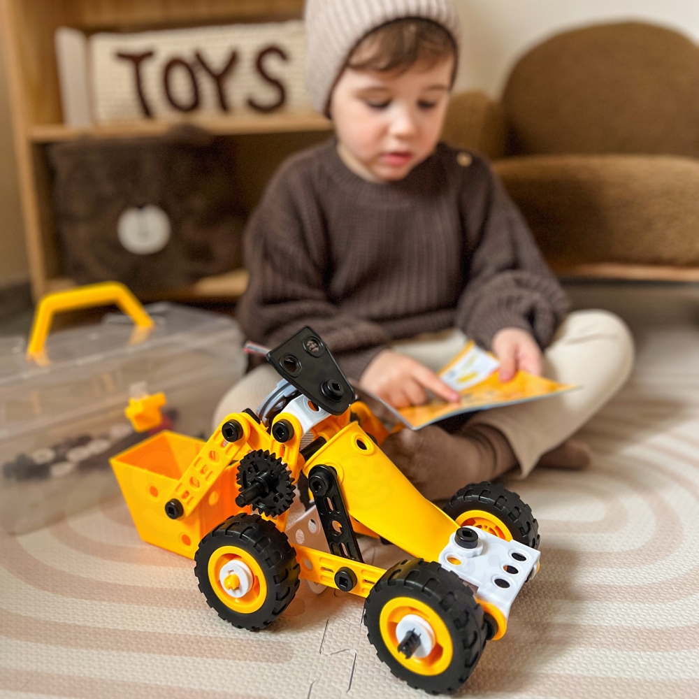 Konstruktorius WOOPIE Vehicles 8-in-1 STEAM kaladėlės-Žaislai, Konstruktoriai, Įvairūs konstruktoriai-e-vaikas