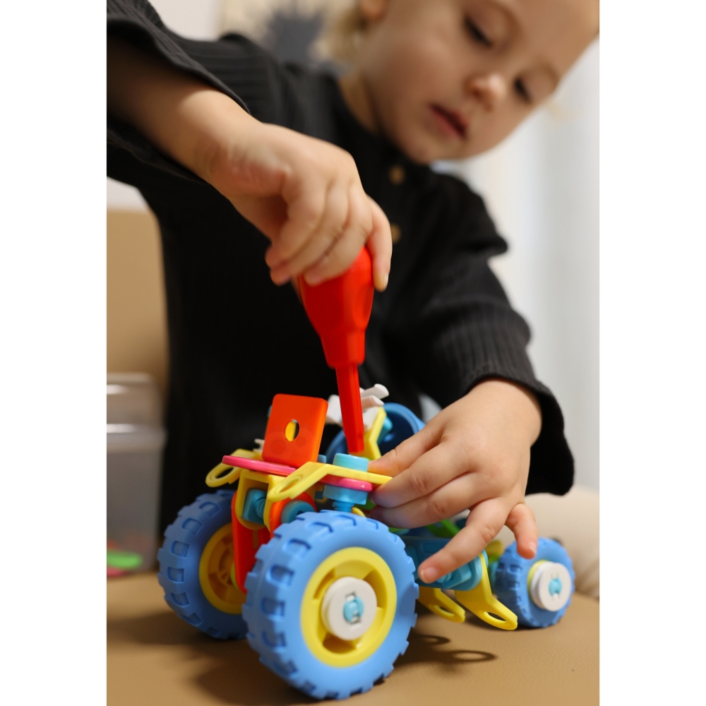 Konstruktorius WOOPIE transporto priemonės 6in1 STEM kaladėlės-Žaislai, Konstruktoriai, Įvairūs konstruktoriai-e-vaikas