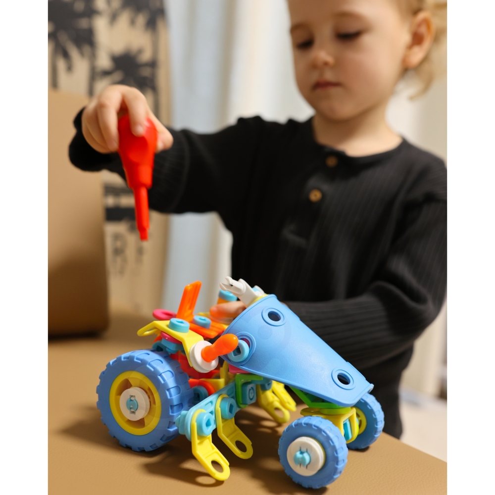 Konstruktorius WOOPIE transporto priemonės 6in1 STEM kaladėlės-Žaislai, Konstruktoriai, Įvairūs konstruktoriai-e-vaikas