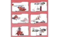 WOOPIE Zestaw Konstrukcyjny Creator City Fire Brigade