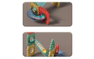 Magnetinis konstruktorius WOOPIE 3D Edukacinis kamuoliukų kelio rinkinys 228el.