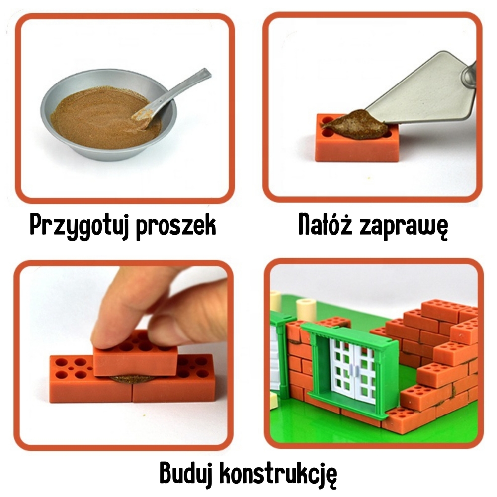 Kūrybinis rinkinys WOOPIE Namas Villa 357 el.-Žaislai, Kūrybiniai žaislai, Kūrybiniai rinkiniai-e-vaikas