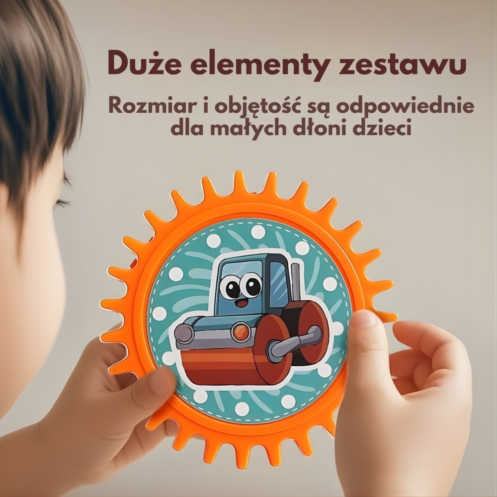 WOOPIE Interactive Construction Blocks Gears 18 pcs. 