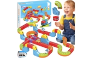 WOOPIE Magic Cube Train Construction Blocks Anti-Gravity Magnetic Track 68pcs.					