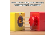 Magnetinių kaladėlių - traukinio trasos rinkinys WOOPIE Magic Cube, 18 vnt-Žaislai, Konstruktoriai, Auto ir transporto žaislai, 