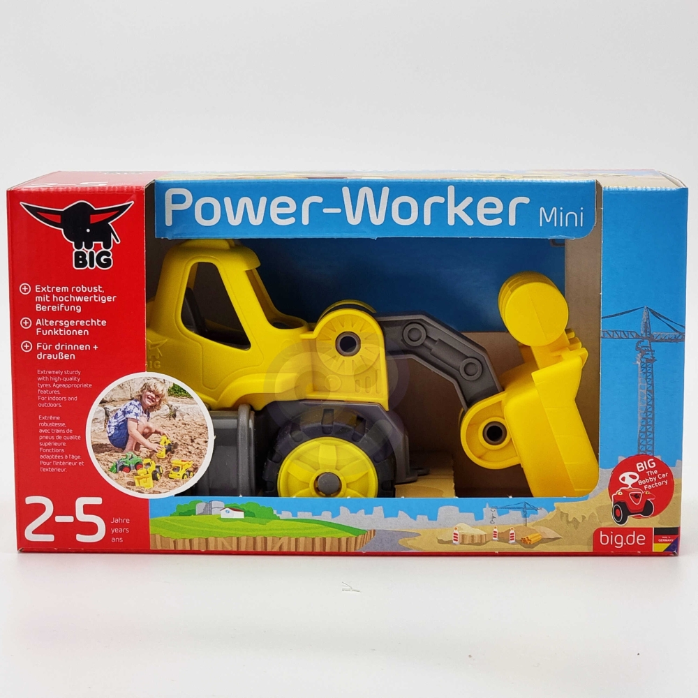 Smėlio automobilis BIG Power Worker Mini krautuvas-Žaislai, Kūdikiams, Žaislai mažyliams (iki 4 m.